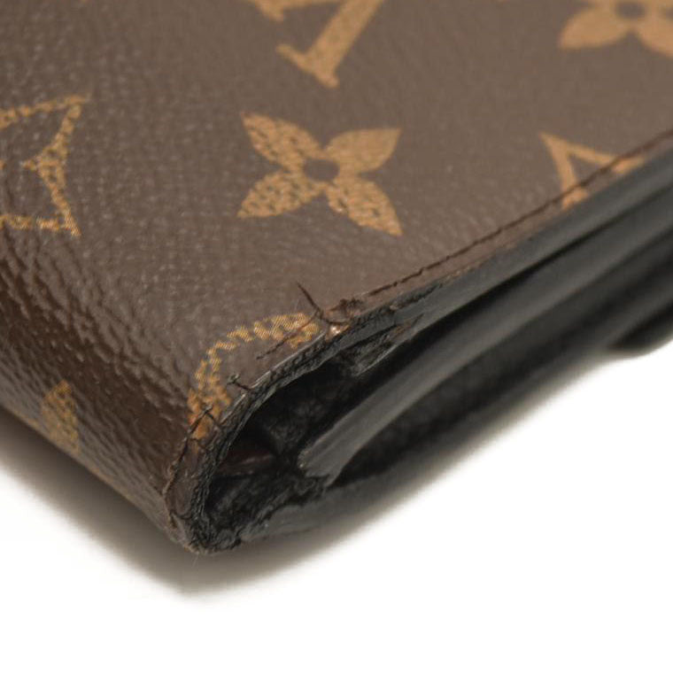 Louis Vuitton  Monogram Pallas Compact Wallet Black CA0166