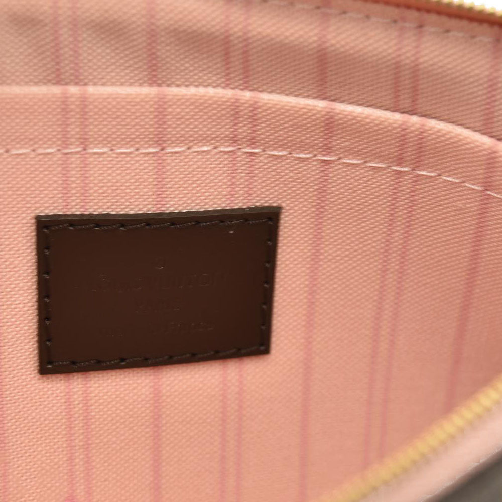 Louis Vuitton  Damier Ebene Neo Neverfull MM Rose Ballerine AR41