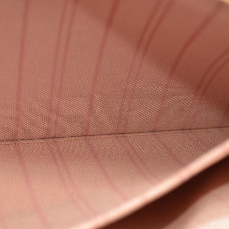 Louis Vuitton  Damier Ebene Neo Neverfull MM Rose Ballerine AR41