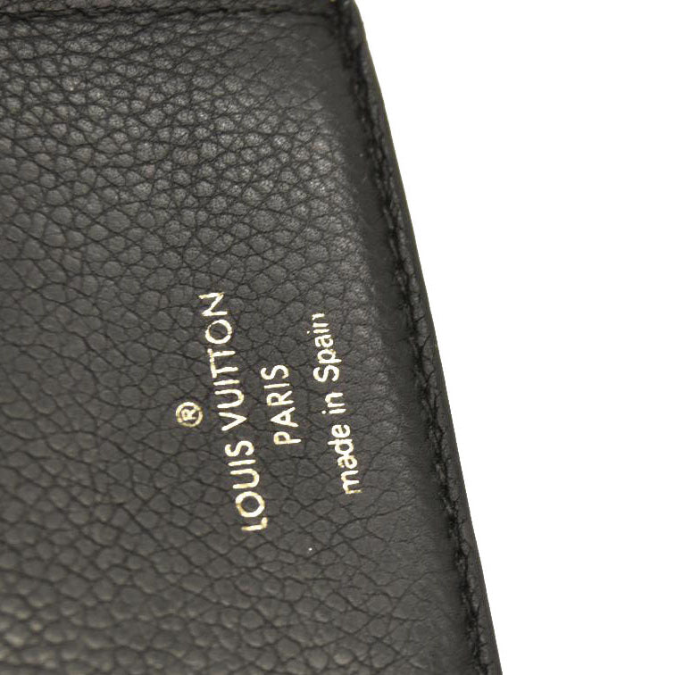 Louis Vuitton  Monogram Pallas Compact Wallet Black CA0166