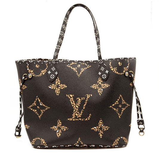 Louis Vuitton Monogram Giant Jungle Neverfull MM Black