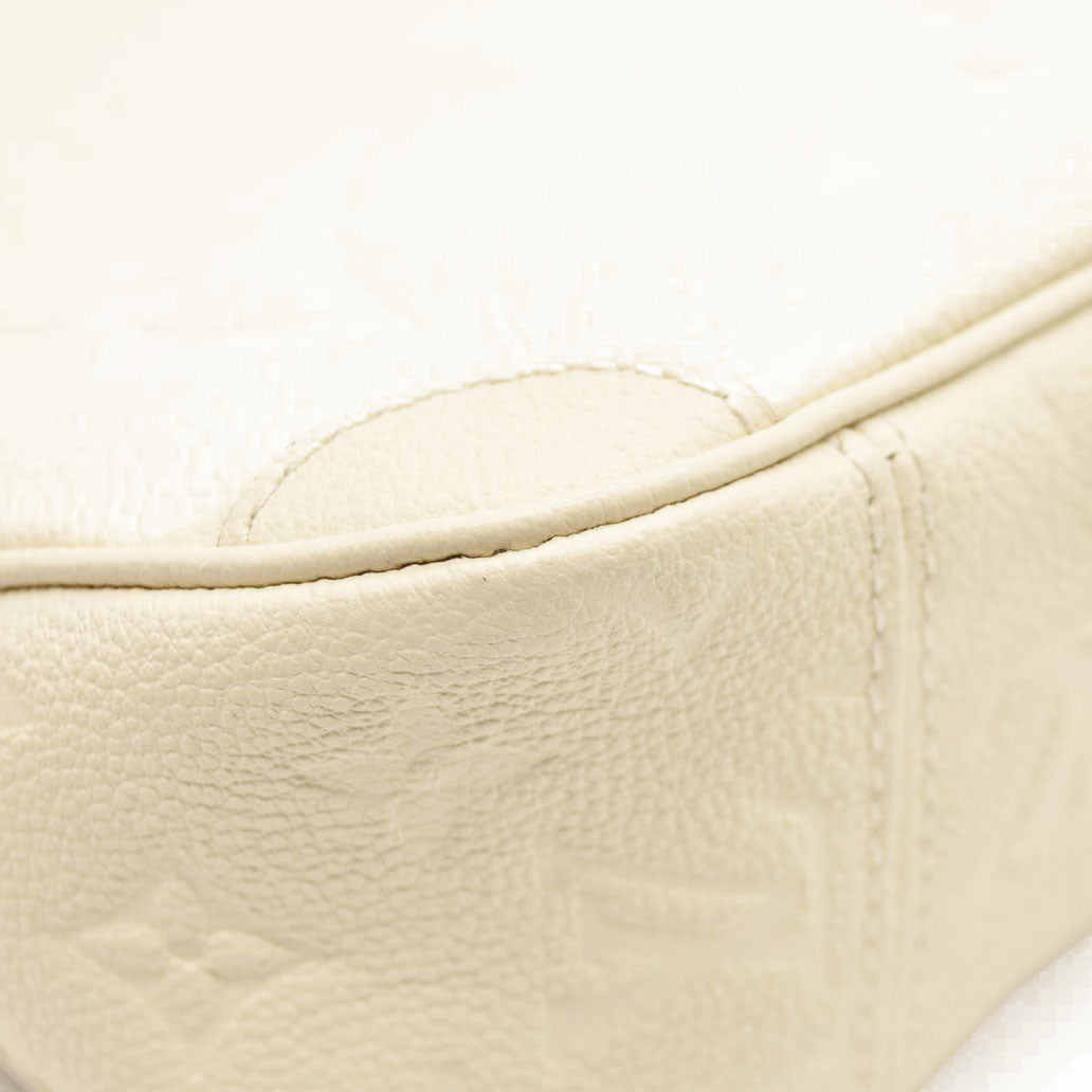 LOUIS VUITTON Trianon PM Monogram Emprreinte Handbag Creme
