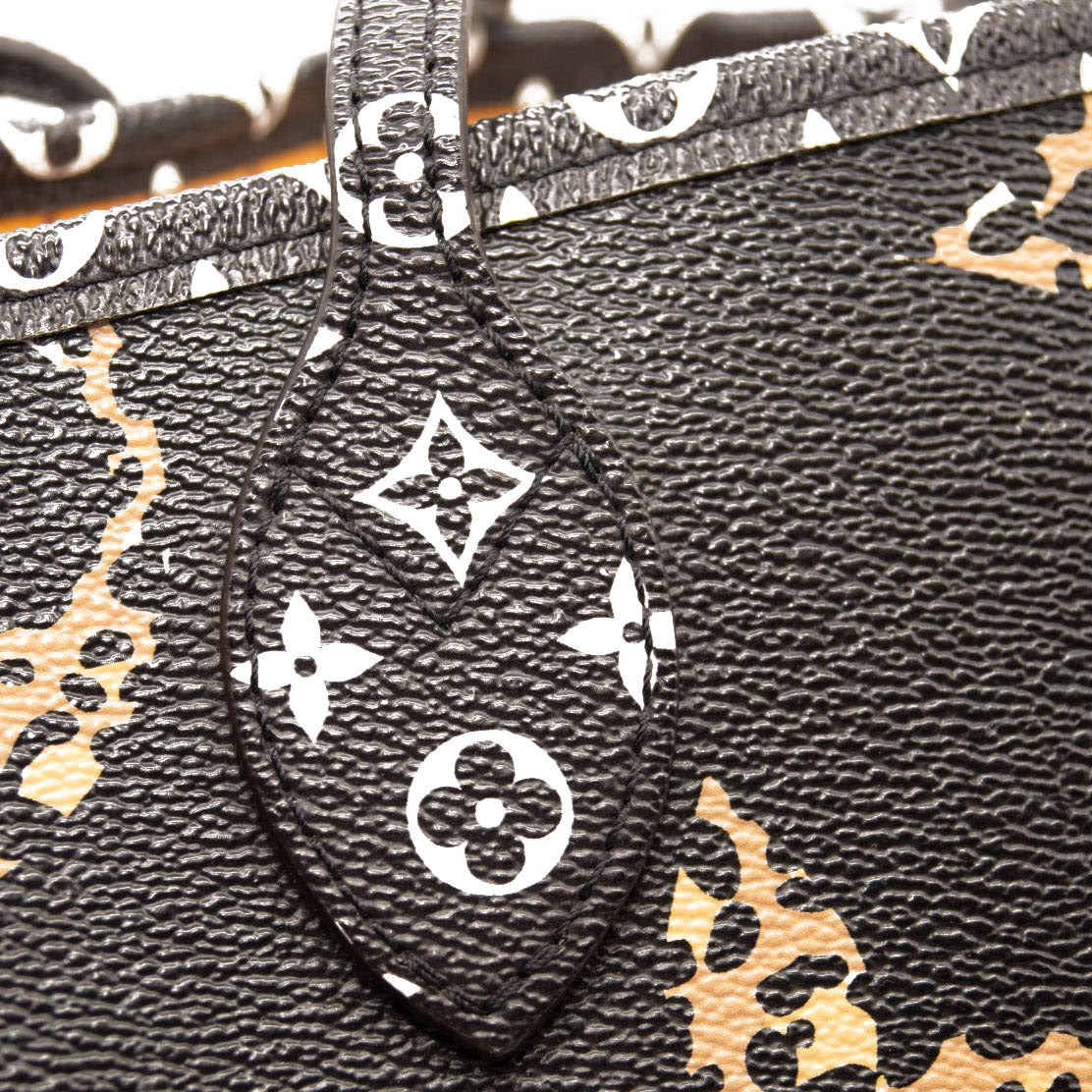 Louis Vuitton Monogram Giant Jungle Neverfull MM Black