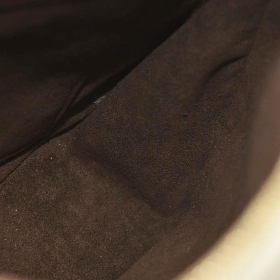 LOUIS VUITTON Trianon PM Monogram Emprreinte Handbag Creme