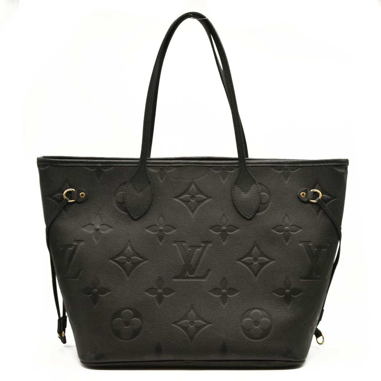 LOUIS VUITTON Empreinte Monogram Giant Neverfull MM Black