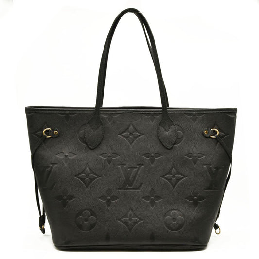 LOUIS VUITTON Empreinte Monogram Giant Neverfull MM Black