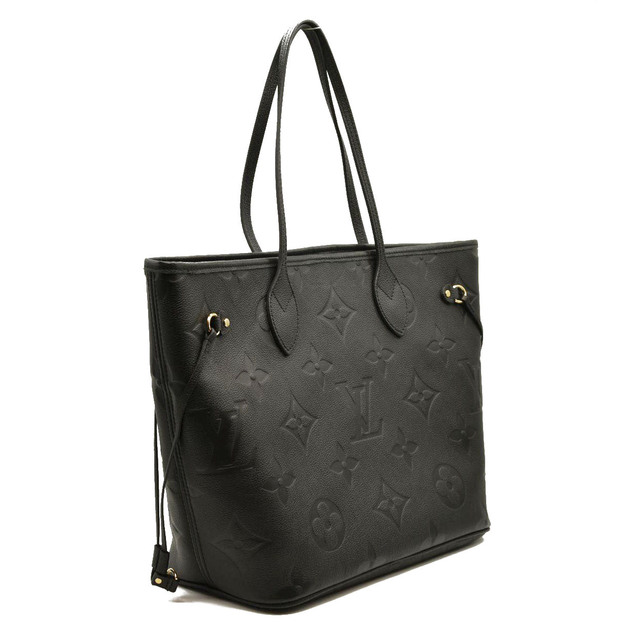 LOUIS VUITTON Empreinte Monogram Giant Neverfull MM Black