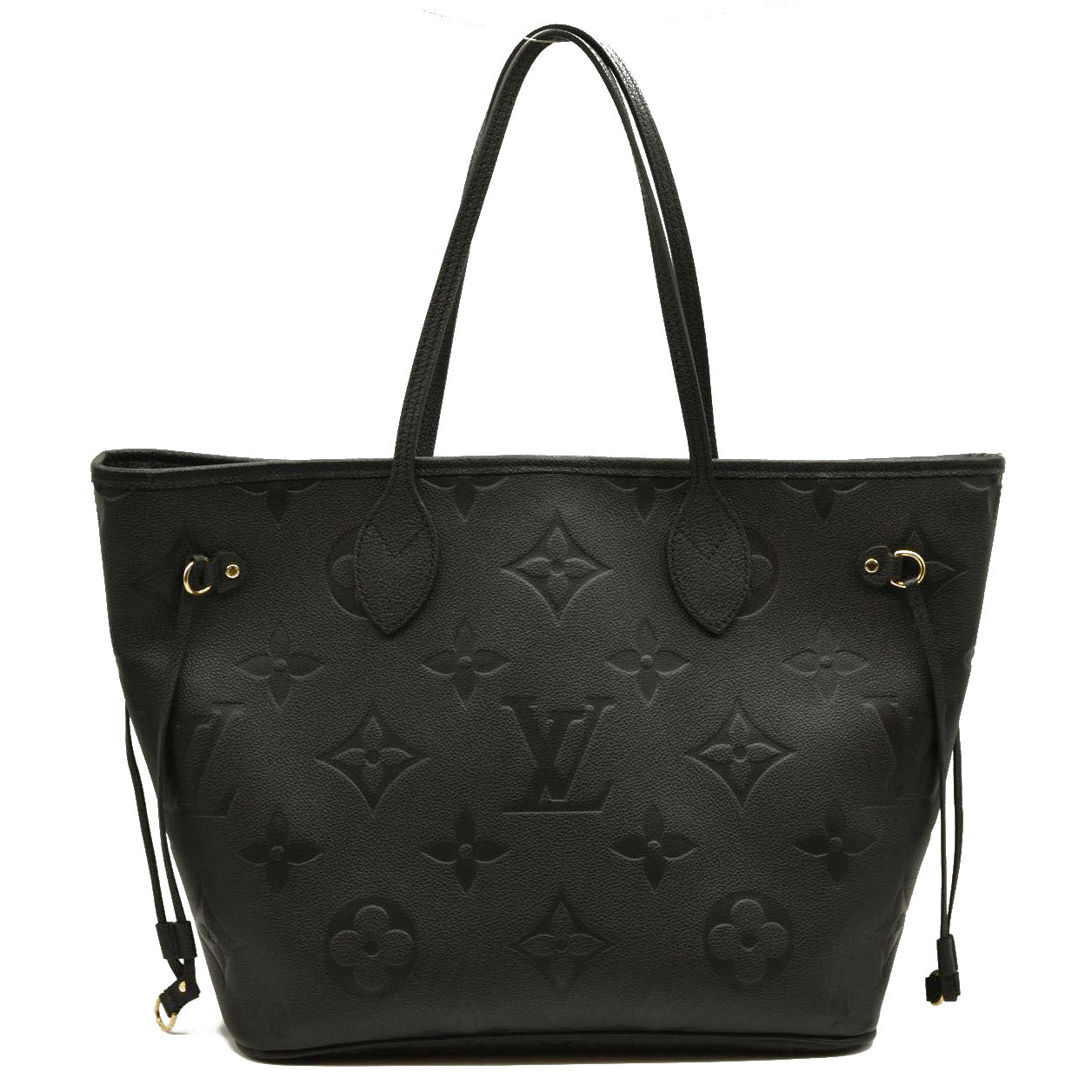 LOUIS VUITTON Empreinte Monogram Giant Neverfull MM Black