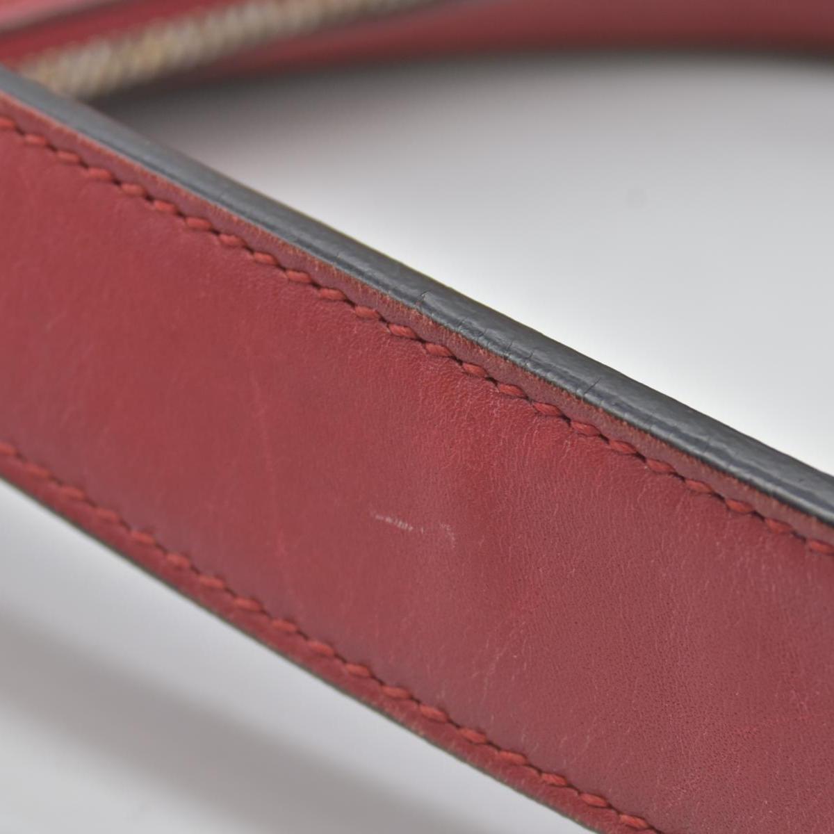 $1980 Gucci GG Supreme Monogram Linea A Hobo Red