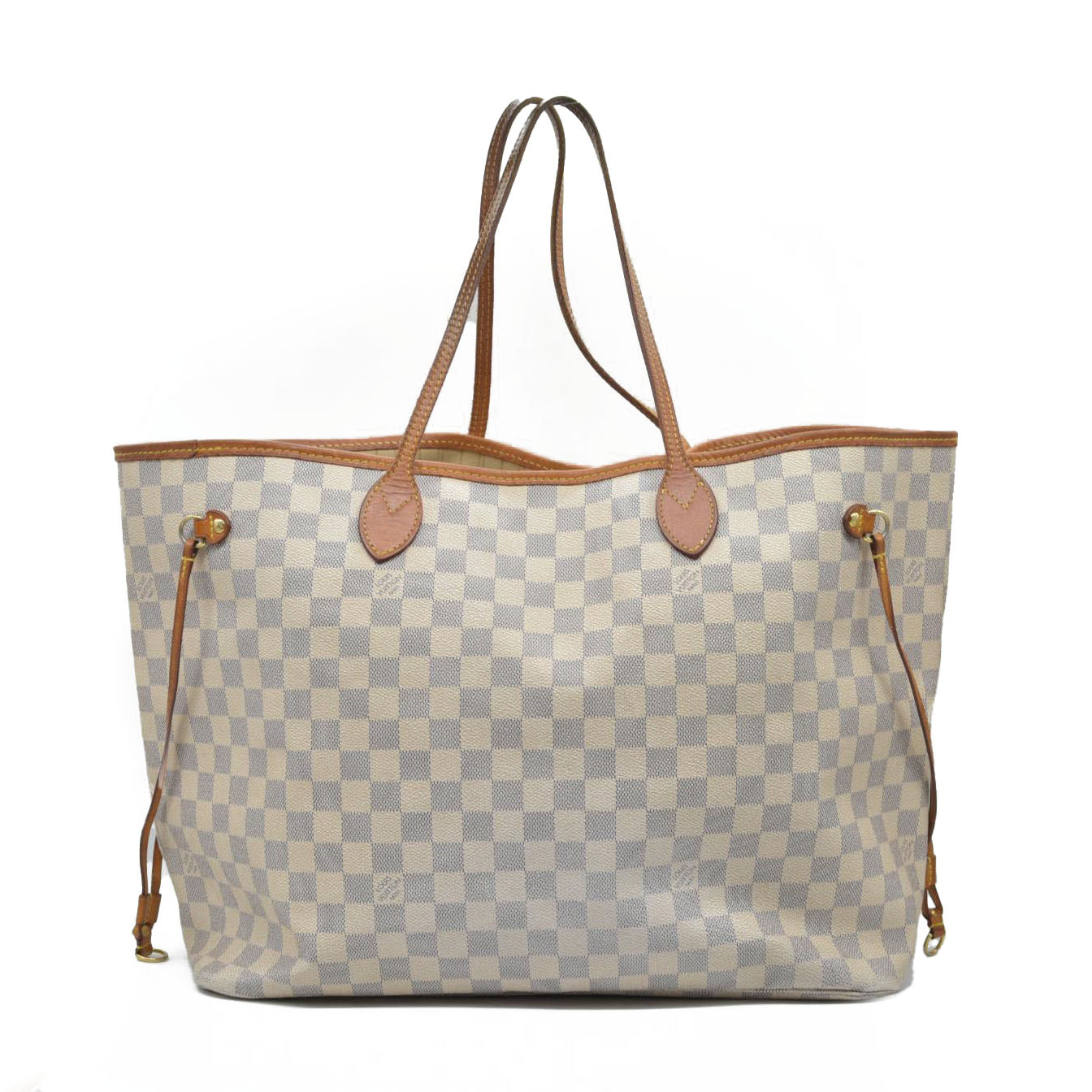 $2240 LOUIS VUITTON Damier Azur Neverfull GM TH5019