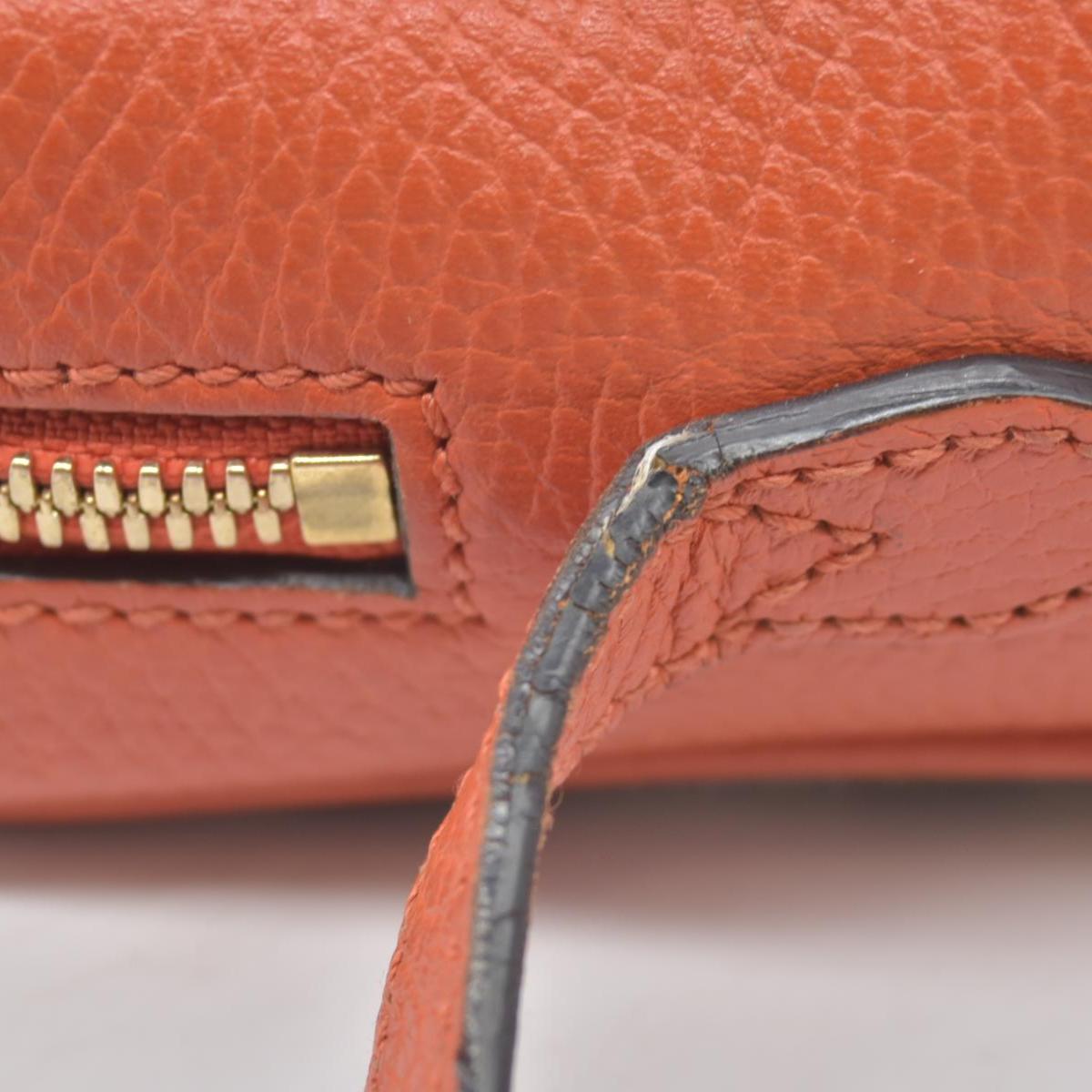 $1290 Gucci Bree GG Canvas Shoulder Bag Orange CONSIGNMENT