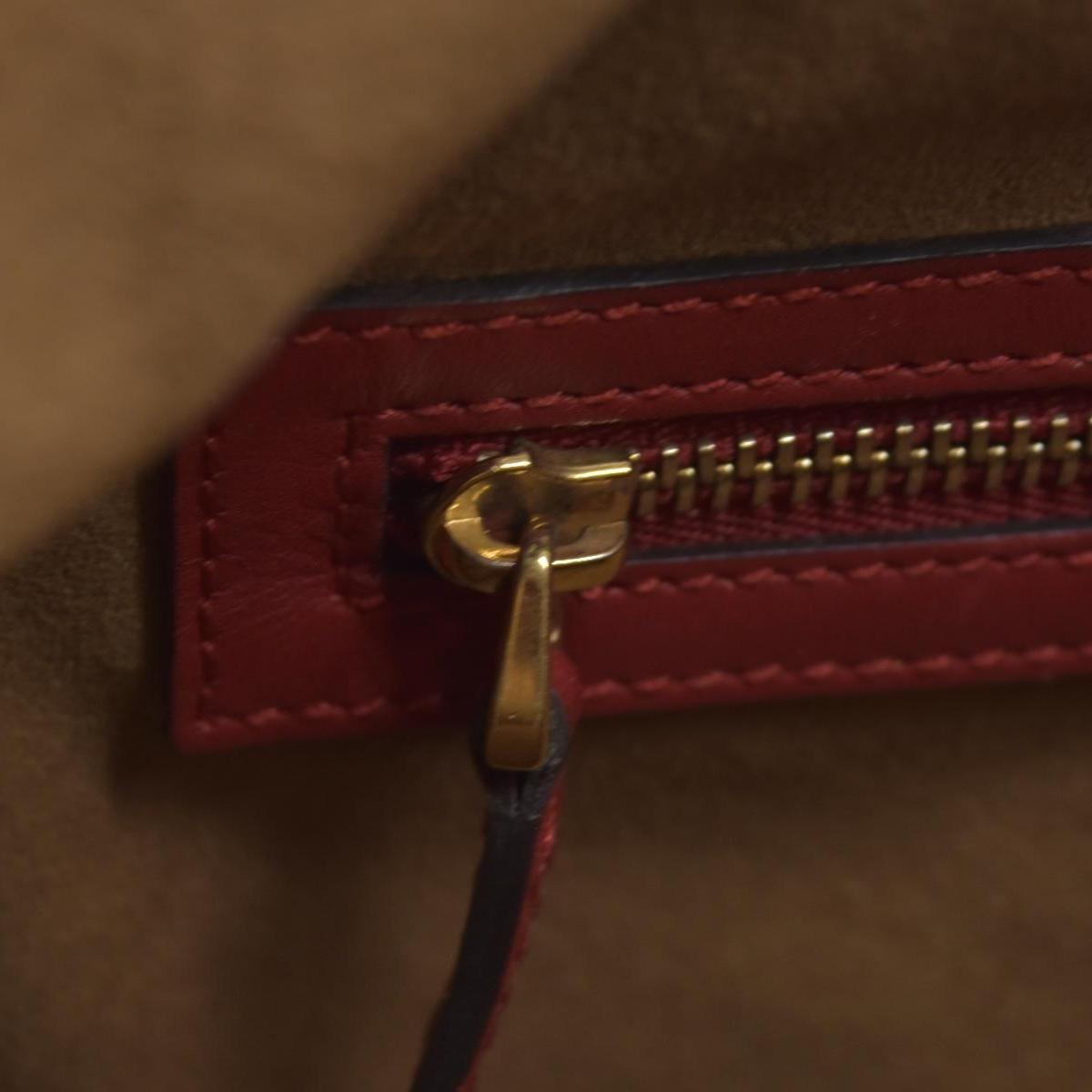 $1980 Gucci GG Supreme Monogram Linea A Hobo Red