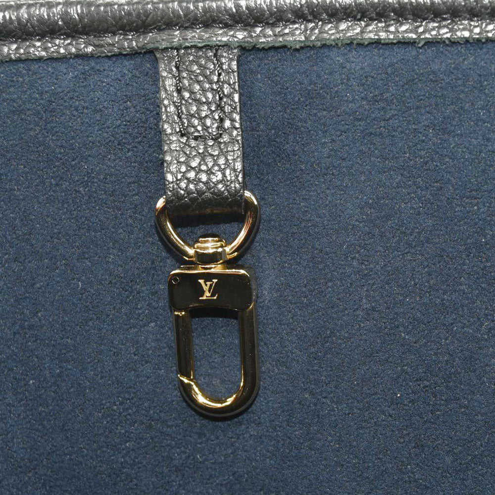 LOUIS VUITTON Empreinte Monogram Giant Neverfull MM Black