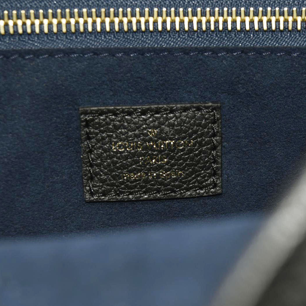 LOUIS VUITTON Empreinte Monogram Giant Neverfull MM Black