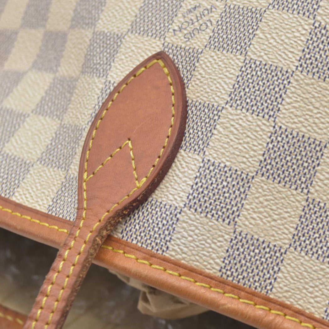 $2240 LOUIS VUITTON Damier Azur Neverfull GM TH5019