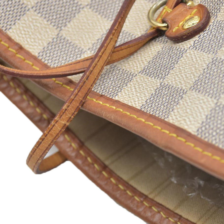 $2240 LOUIS VUITTON Damier Azur Neverfull GM TH5019