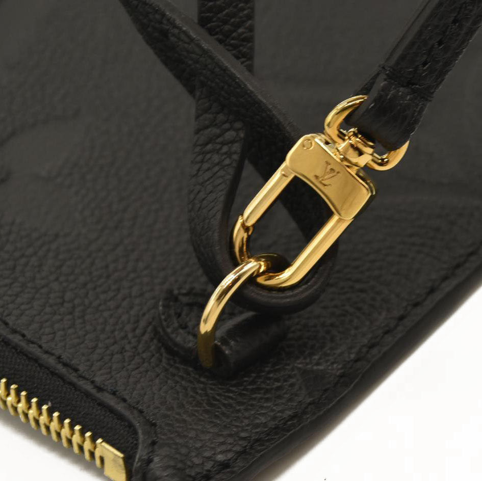LOUIS VUITTON Empreinte Monogram Giant Neverfull MM Black