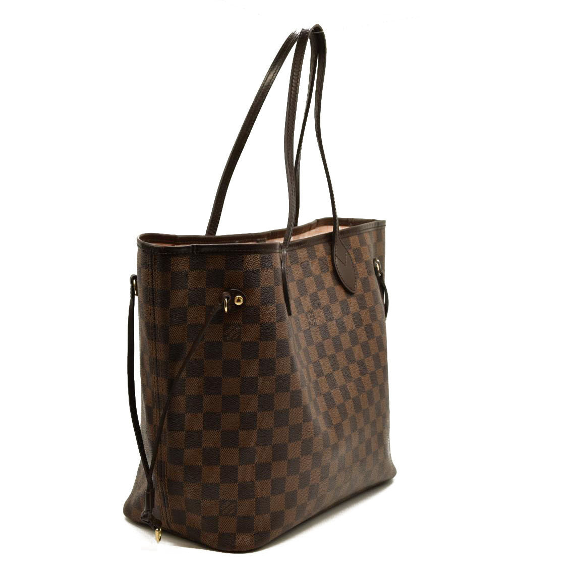 Louis Vuitton  Damier Ebene Neo Neverfull MM Rose Ballerine