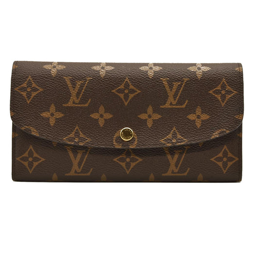 LOUIS VUITTON Monogram Emilie Wallet Rose Ballerine