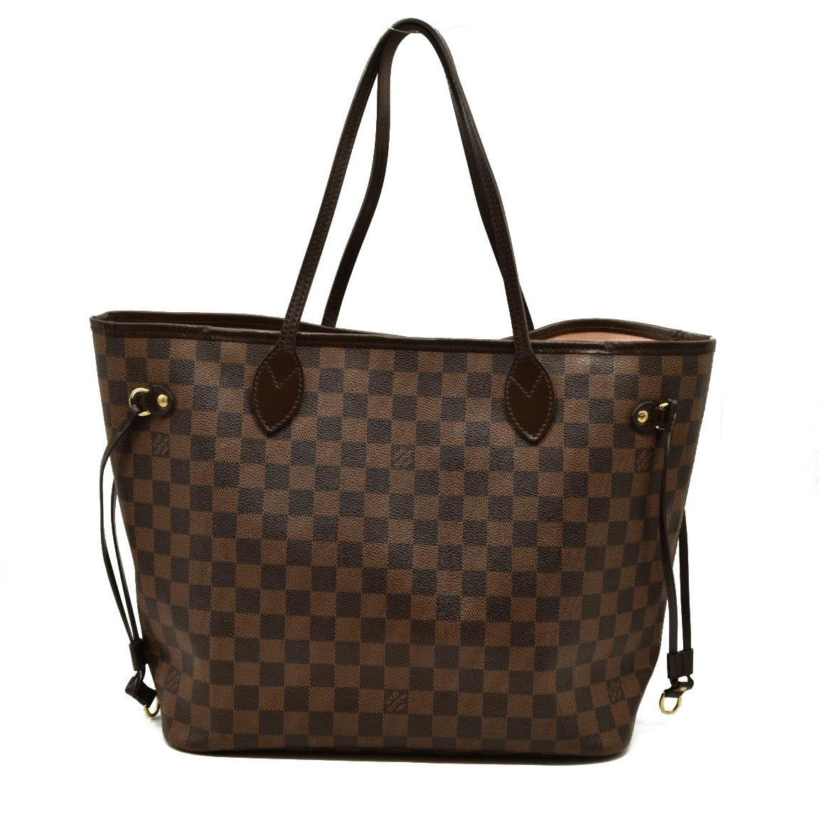 Louis Vuitton  Damier Ebene Neo Neverfull MM Rose Ballerine