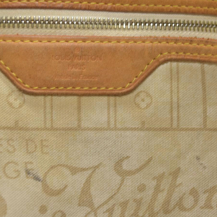 $2240 LOUIS VUITTON Damier Azur Neverfull GM TH5019