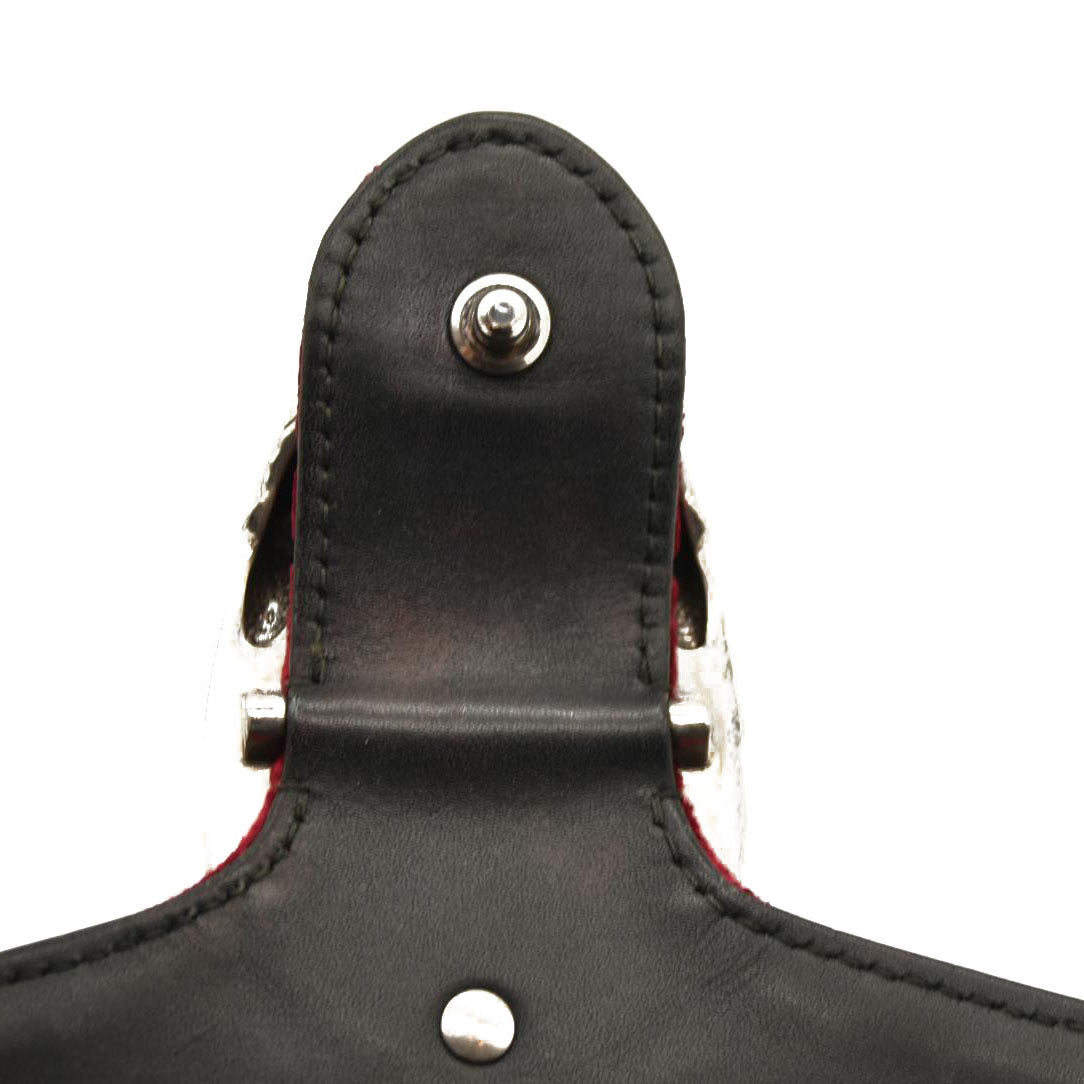 Gucci  Velvet Skipper Crystal GG Monogram Small Dionysus Shoulder Bag Red Cipria Black Black Diamond