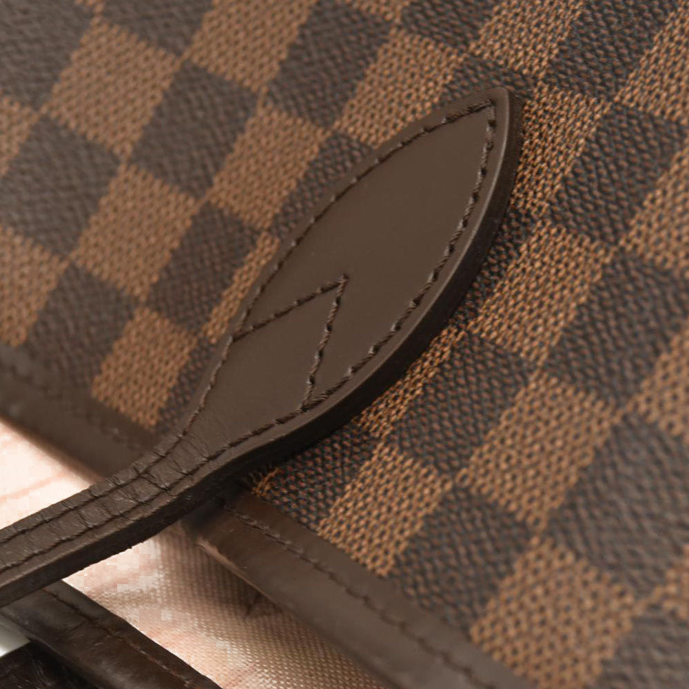 Louis Vuitton  Damier Ebene Neo Neverfull MM Rose Ballerine