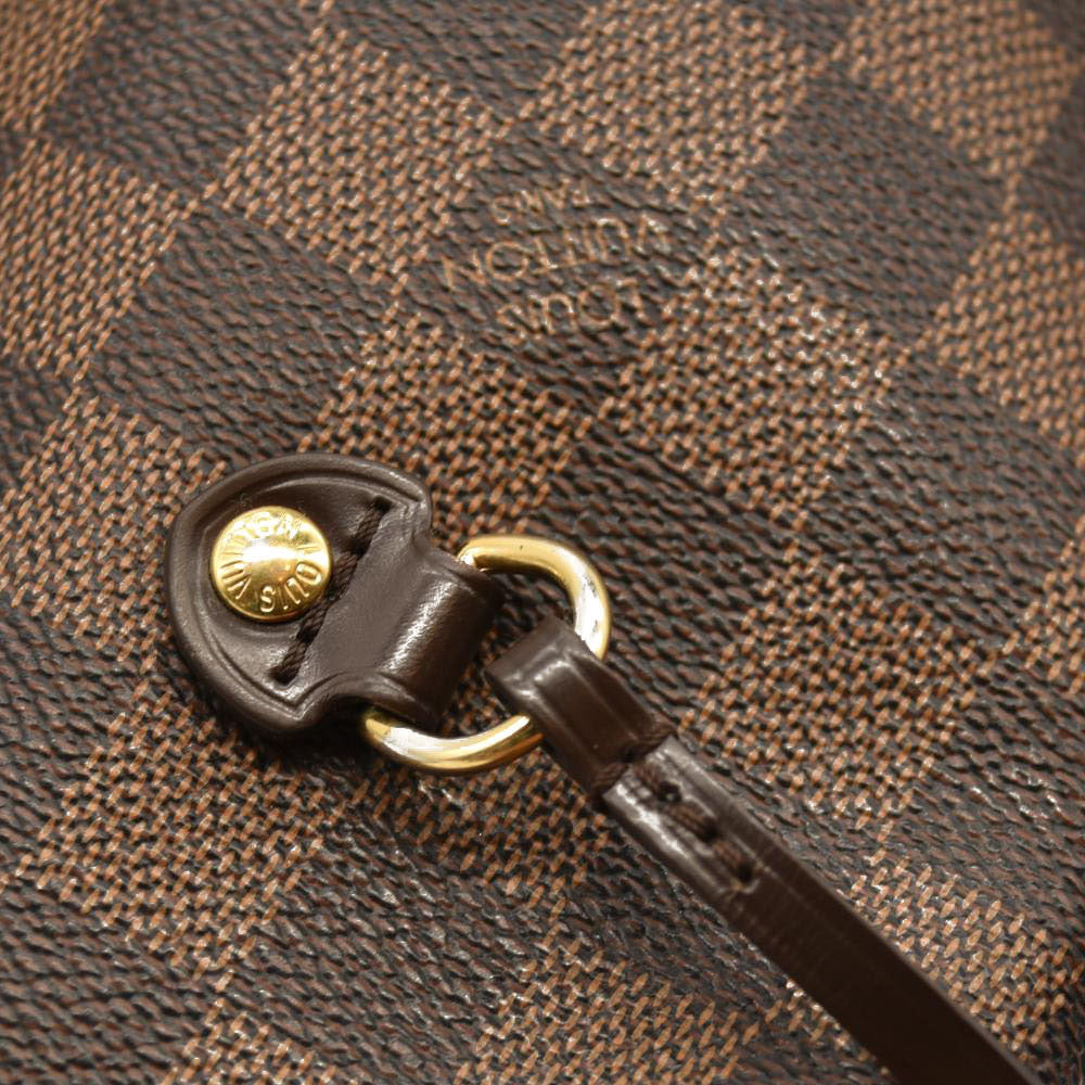 Louis Vuitton  Damier Ebene Neo Neverfull MM Rose Ballerine