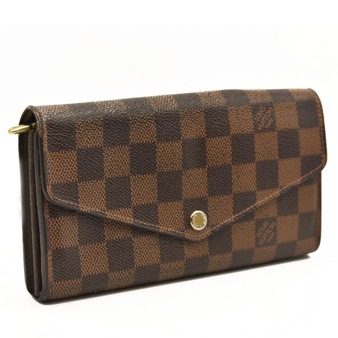 LOUIS VUITTON Damier Ebene Sarah Wallet NM CA4134