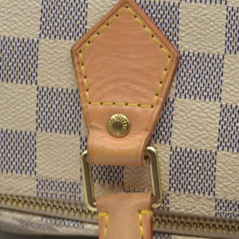 AUCTION $1550 Louis Vuitton Damier Azur Speedy 30 DU3028