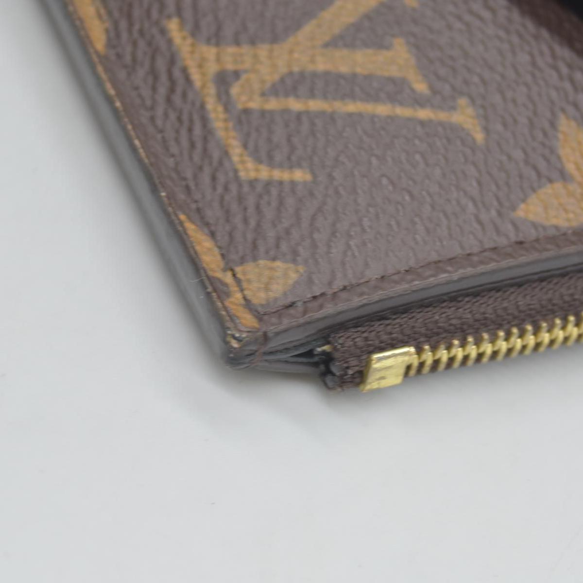 $675 Louis Vuitton Monogram Recto Verso Card Holder Black