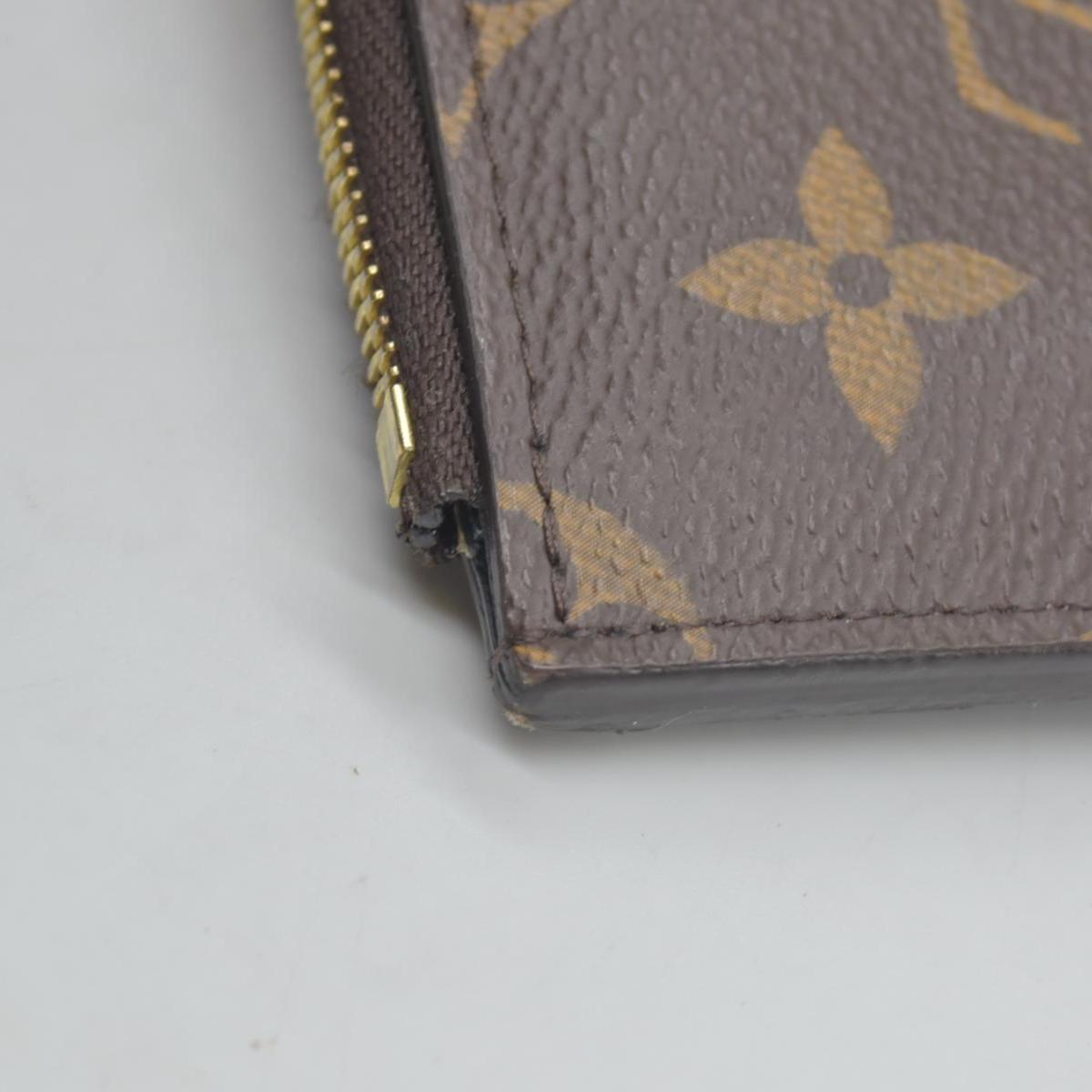 $675 Louis Vuitton Monogram Recto Verso Card Holder Black