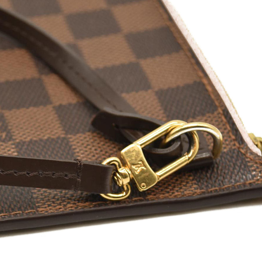 Louis Vuitton  Damier Ebene Neo Neverfull MM Rose Ballerine