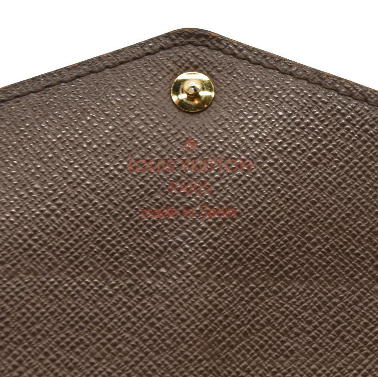 LOUIS VUITTON Damier Ebene Sarah Wallet NM CA4134