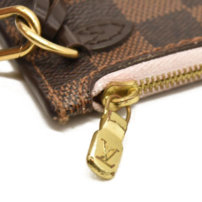 Louis Vuitton  Damier Ebene Neo Neverfull MM Rose Ballerine