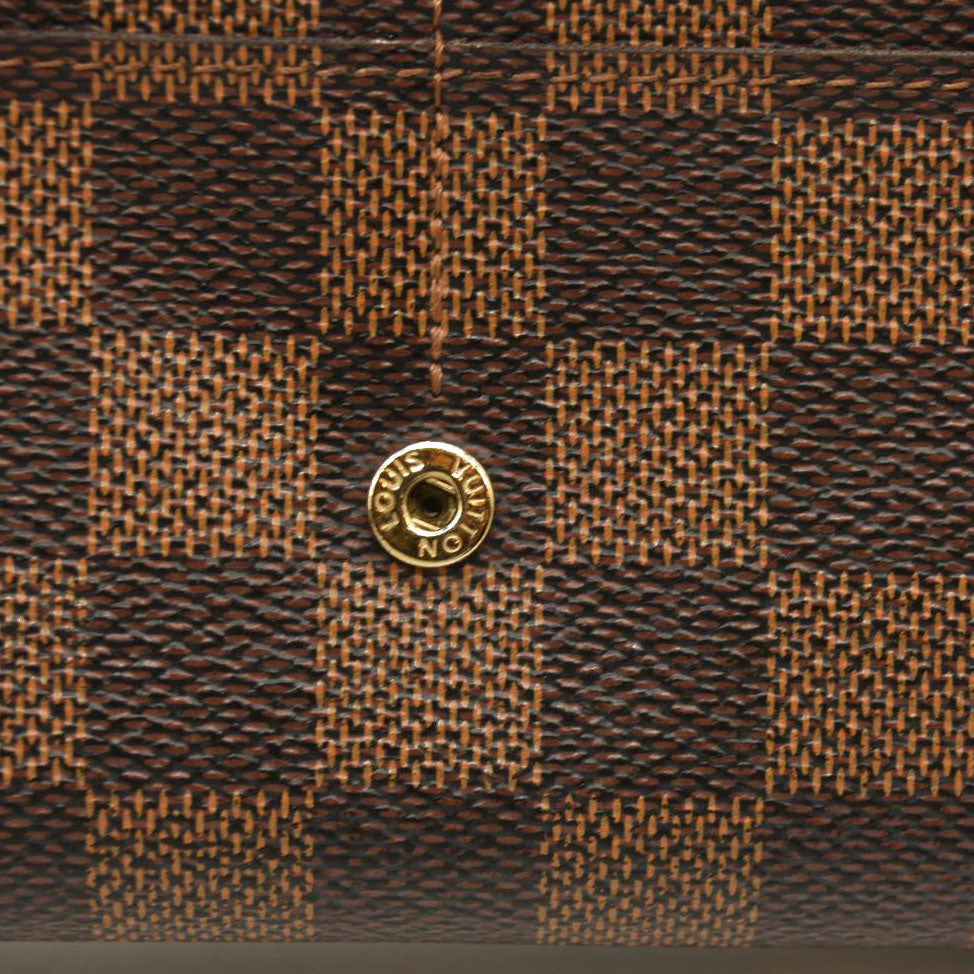 LOUIS VUITTON Damier Ebene Sarah Wallet NM CA4134