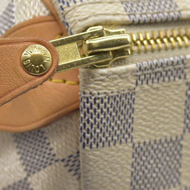 AUCTION $1550 Louis Vuitton Damier Azur Speedy 30 DU3028