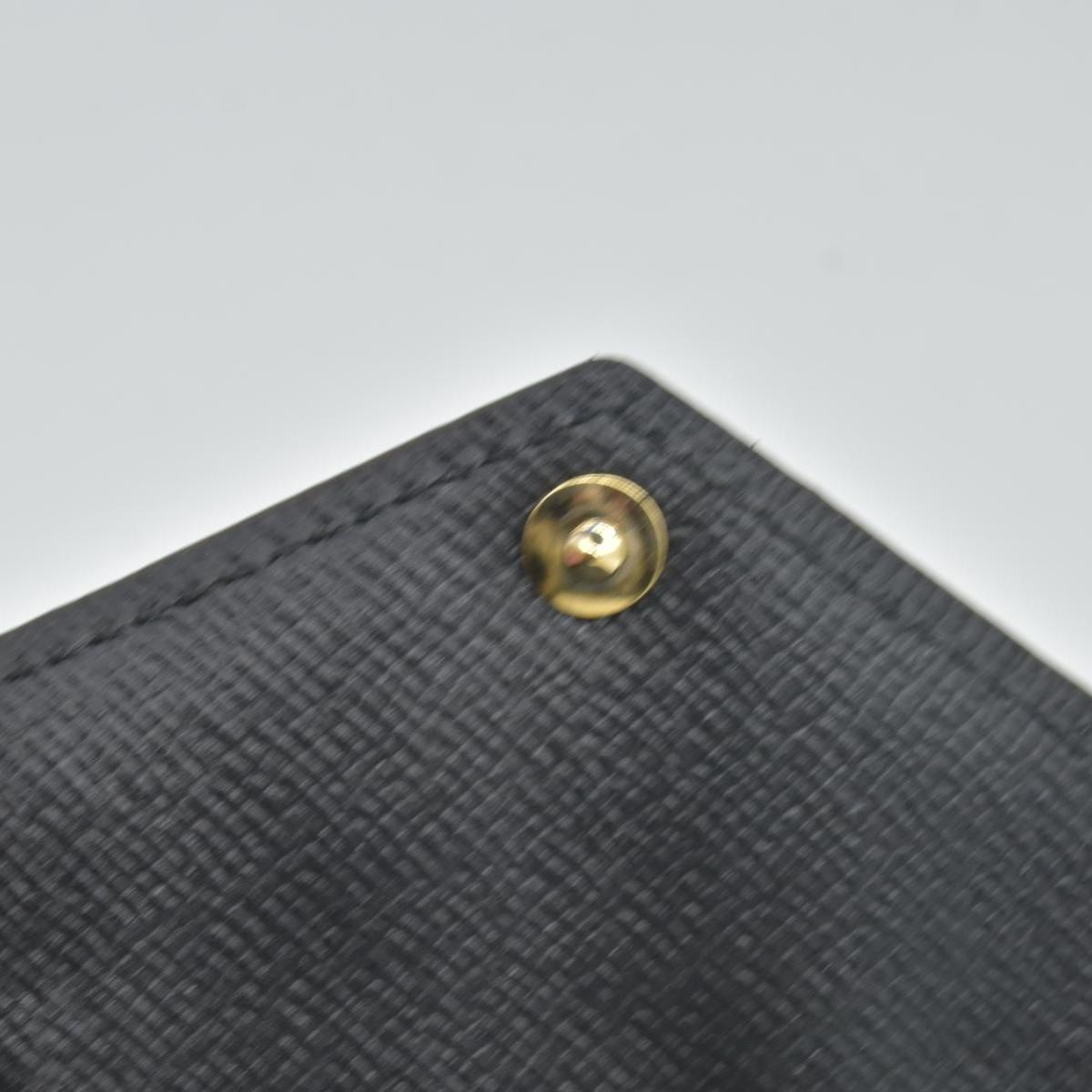 $675 Louis Vuitton Monogram Recto Verso Card Holder Black