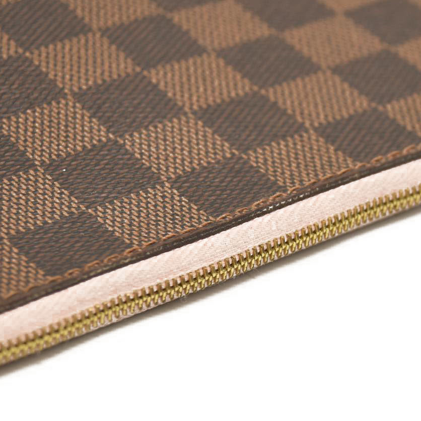 Louis Vuitton  Damier Ebene Neo Neverfull MM Rose Ballerine