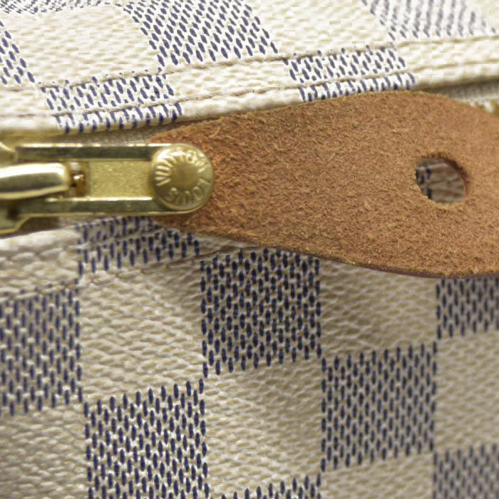 AUCTION $1550 Louis Vuitton Damier Azur Speedy 30 DU3028