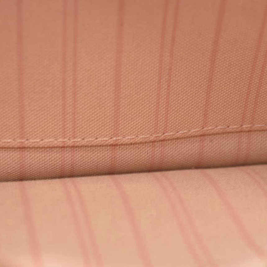 Louis Vuitton  Damier Ebene Neo Neverfull MM Rose Ballerine