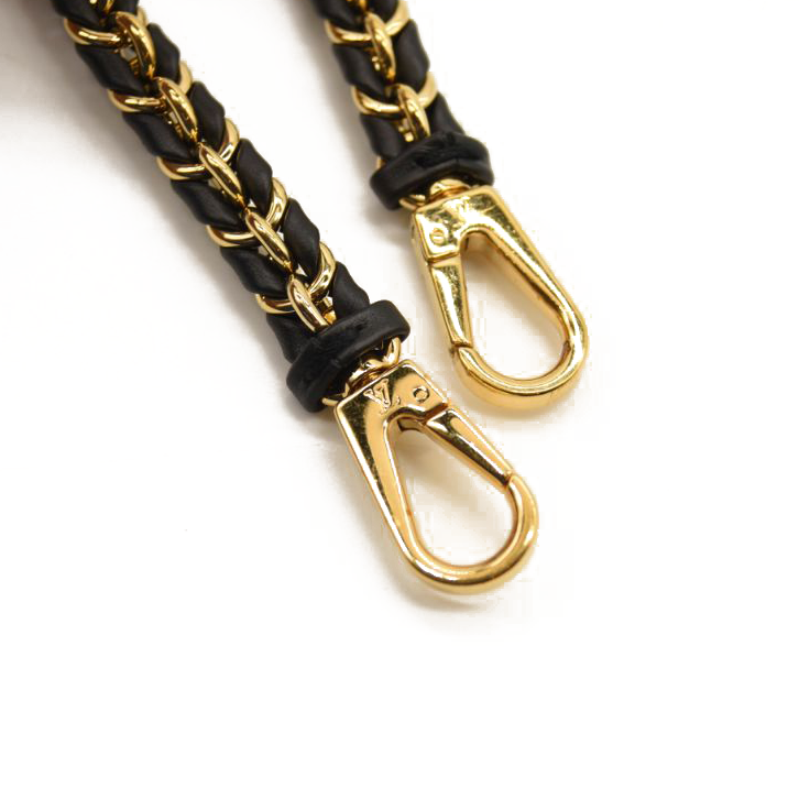 Used LOUIS VUITTON Calfskin Vanity PM Chain Strap Black