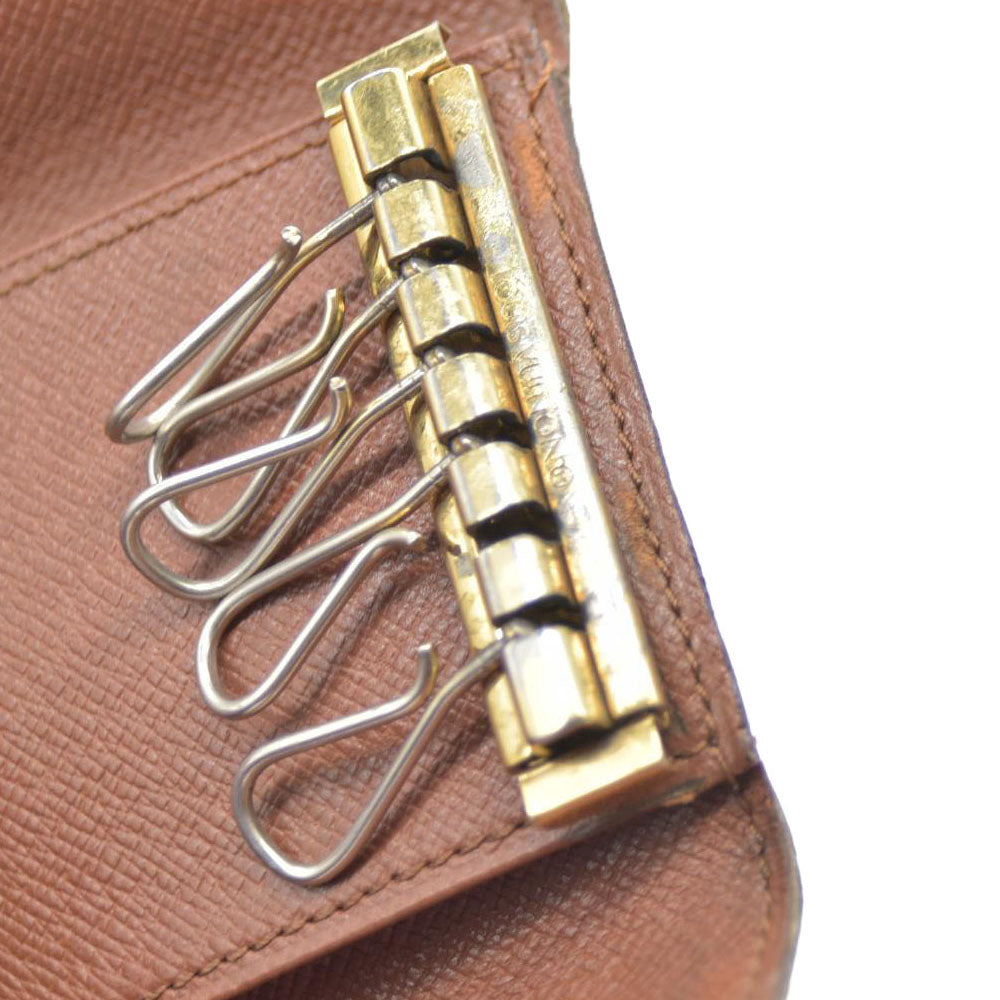 Louis Vuitton Monogram Multicles 6 Ring Key Case Brown