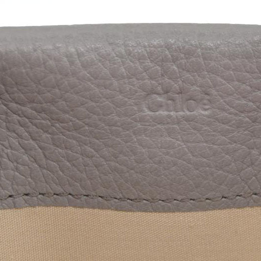 $595 Chloe Alphabet Leather Bifold Long Wallet