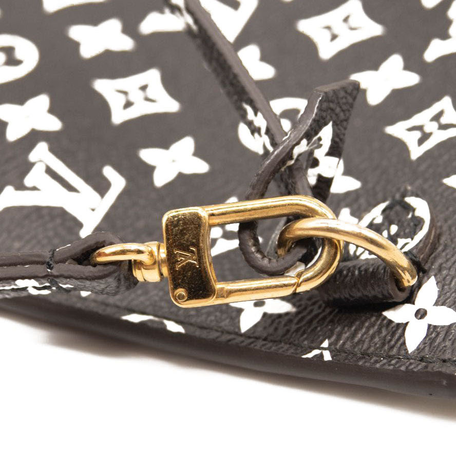 Louis Vuitton Monogram Giant Jungle Neverfull MM GM Pochette Black