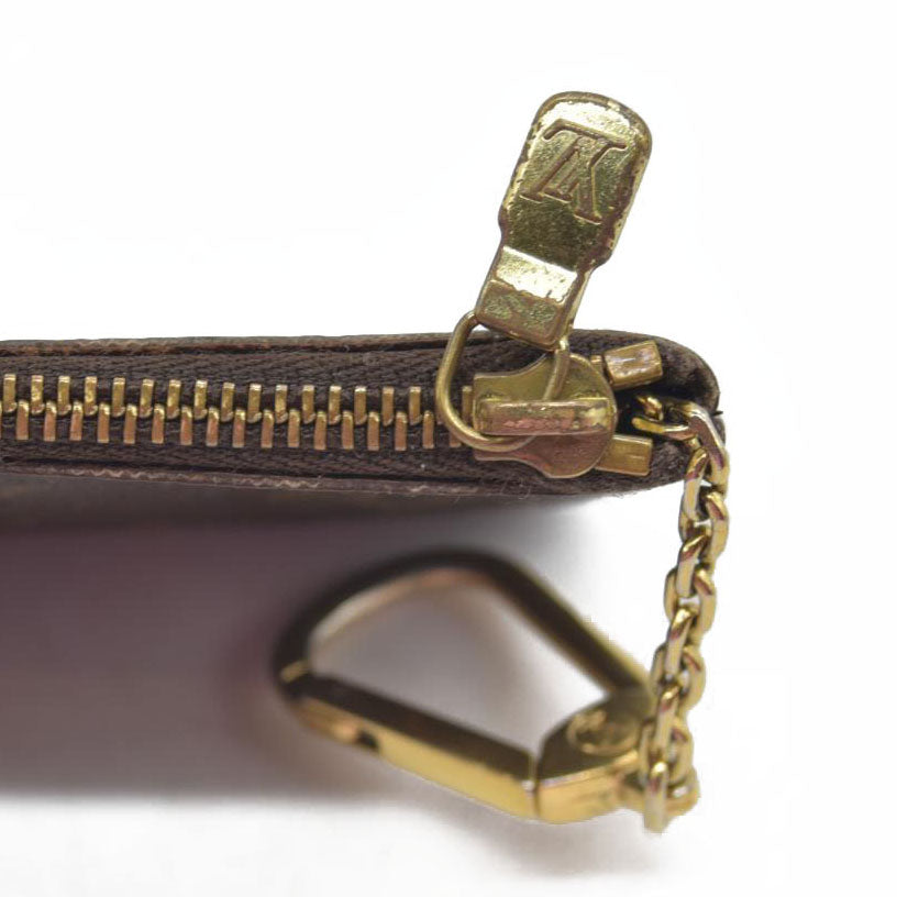 $345 LOUIS VUITTON Monogram Key Pouch Pochette Cles