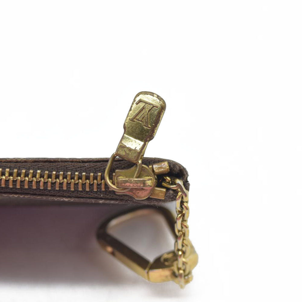 $345 LOUIS VUITTON Monogram Key Pouch Pochette Cles
