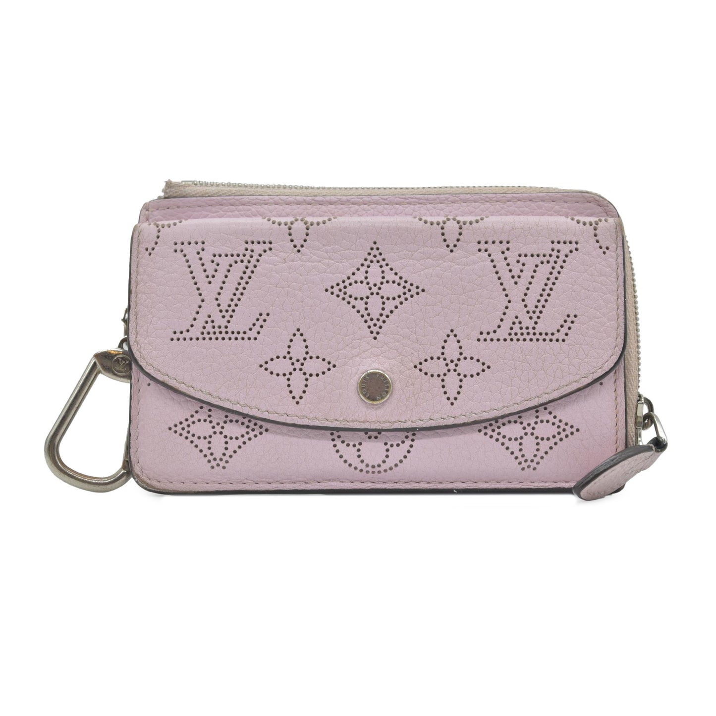 $815 Louis Vuitton Mahina Recto Verso Card Holder Magnolia