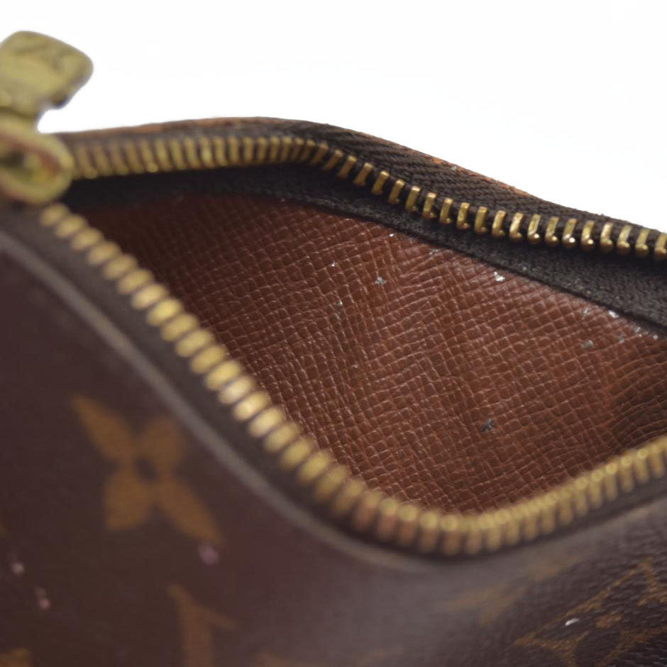 $345 LOUIS VUITTON Monogram Key Pouch Pochette Cles