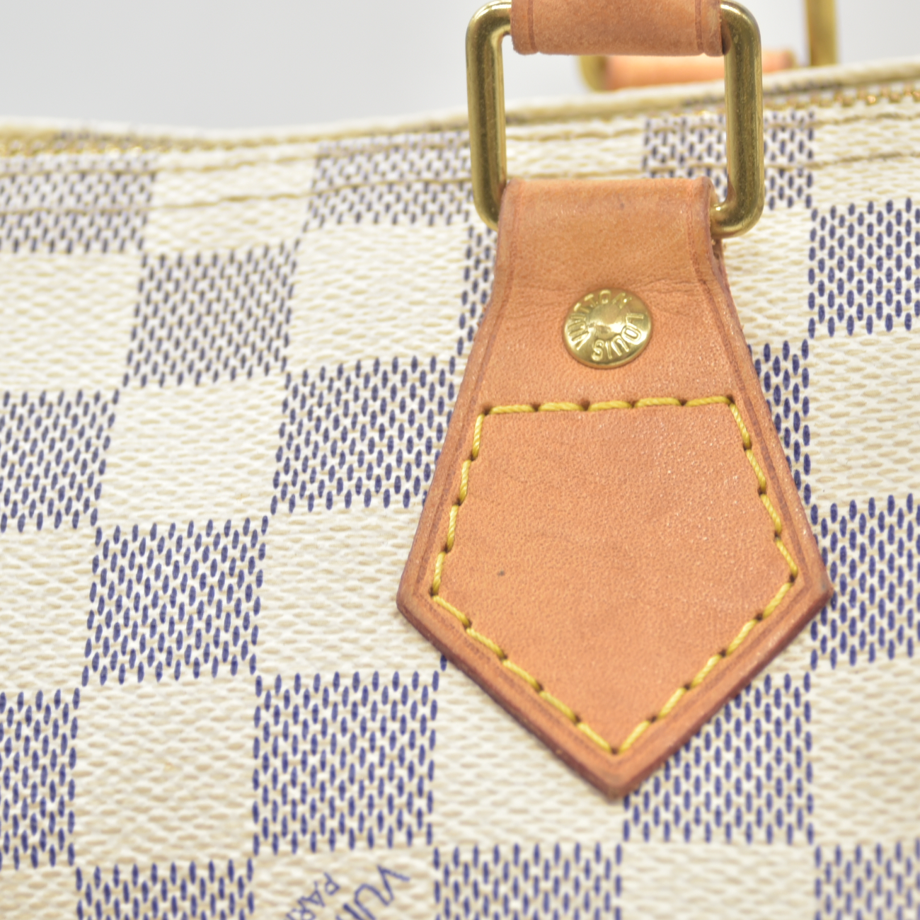 $1550 2008 Louis Vuitton Speedy Handbag Damier Azur 30 DU3008